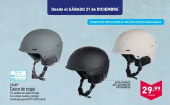 ALDI CRANE Casco de esquí oferta