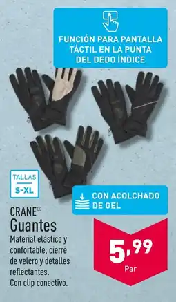 ALDI CRANE Guantes oferta