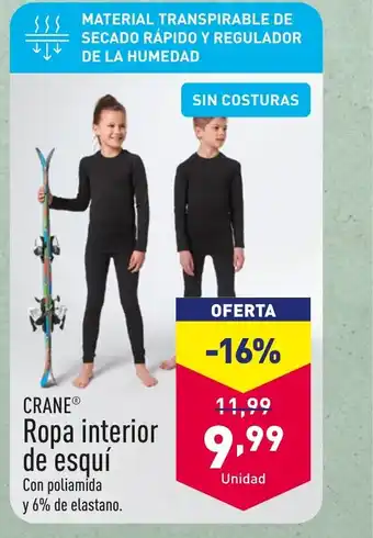 ALDI CRANE Ropa interior de esquí oferta