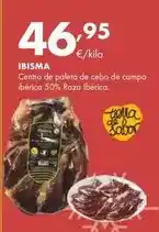 Supermercados Lupa Ibisma - centro de paleta de cebo de campo ibérica 50% raza ibérica oferta