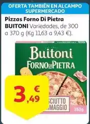 Alcampo Alcampo - pizzas forno di pietra oferta