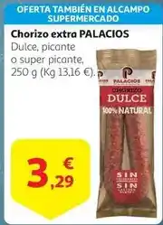 Alcampo Palacios - chorizo extra oferta