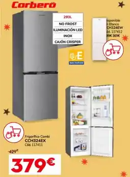 Conforama Corberó - frigorifico combi cch324ew oferta