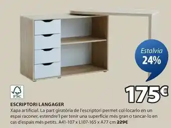 JYSK Escriptori langager oferta