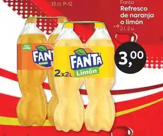 Suma Supermercados Fanta - refresco de naranja o limon oferta
