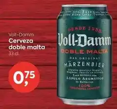 Suma Supermercados Voll-damm - cerveza doble malta oferta