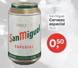 Suma Supermercados San miguel - cerveza especial oferta