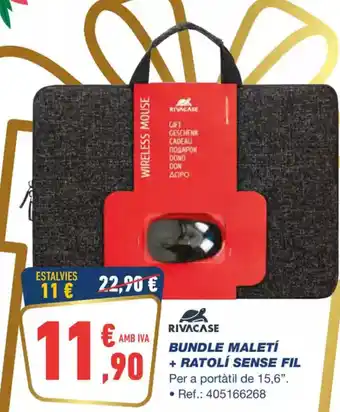 Bureau Vallée Bundle maletí + ratolí sense fil oferta