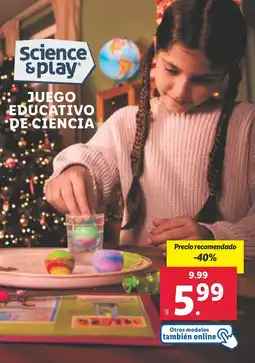 Lidl Juego educativo de ciencia oferta