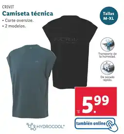 Lidl CRIVIT Camiseta técnica oferta