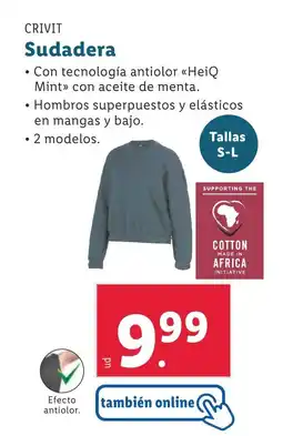 Lidl CRIVIT Sudadera oferta