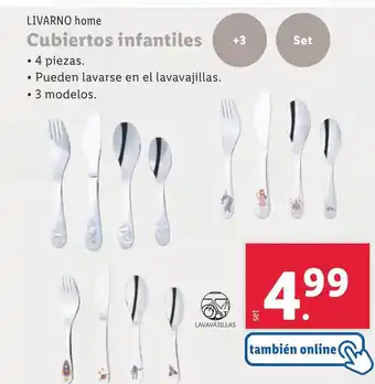 Lidl LIVARNO HOME Cubiertos infantiles oferta