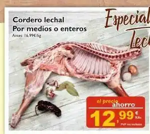 Cordero lechal