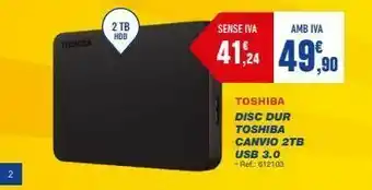 Bureau Vallée Usb toshiba oferta