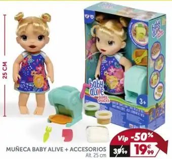 Muñeca Baby Alive + Accesorios