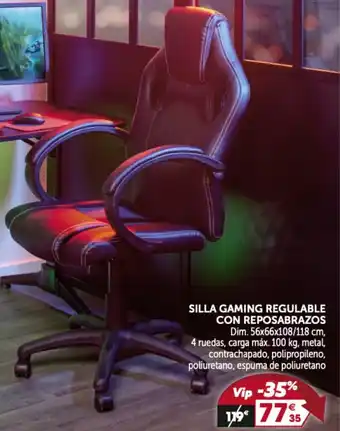 GiFi Silla Gaming Regulable con Reposabrazos oferta