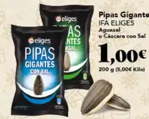 Gadis Ifa eliges - pipas gigaante oferta