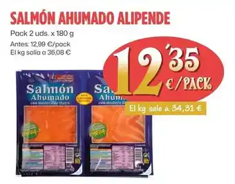 AhorraMas Alipende - salmón ahumado oferta