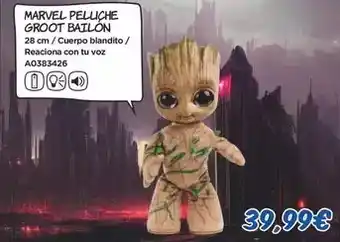 Juguettos Marvel - peluche groot bailon oferta