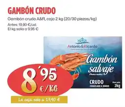 AhorraMas Antonio y ricardo - gambon crudo oferta