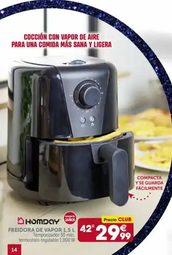 GiFi Freidora de Vapor 1.5 L oferta