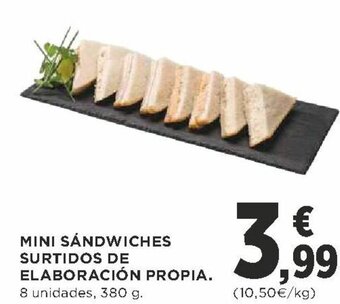 Supercor Mini Sándwiches Surtidos de Elaboración Propia oferta