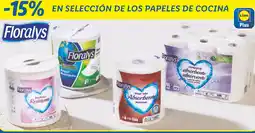 Lidl FLORAYS En selección de los papeles de cocina oferta