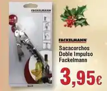 FROIZ Fackelmann - sacacorchos doble impulso oferta