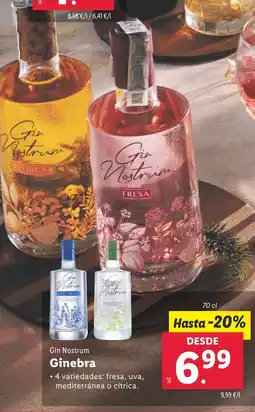 Lidl GIN NOSTRUM Ginebra oferta