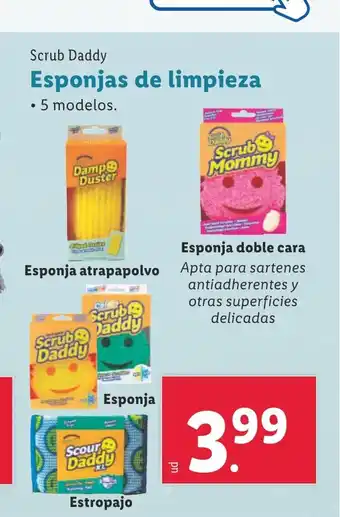 Lidl Esponjas de limpieza oferta