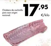 Supermercados Lupa Origen - chuletero de cochinillo para asar origen nacional oferta