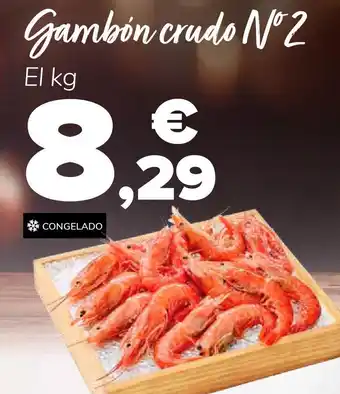 Supeco CONGELADO Gambón crudo N°2 oferta