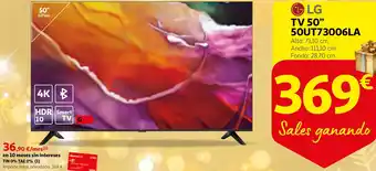 Alcampo LG Tv 50" 50ut73006la oferta