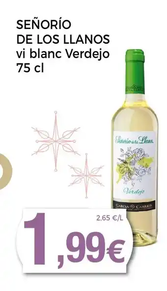 Keisy SEÑORÍO DE LOS LLANOS vi blanc Verdejo oferta