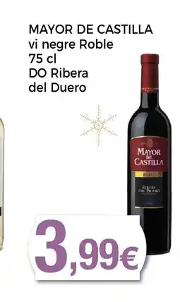 Keisy MAYOR DE CASTILLA vi negre Roble DO Ribera del Duero oferta