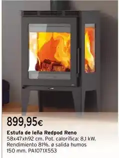 Cadena88 Redpod - estufa de leña reno oferta