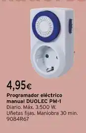 Cadena88 Duolec - programador eléctrico manual pm-1 oferta