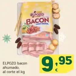 HiperDino Elpozo - bacon ahumado oferta