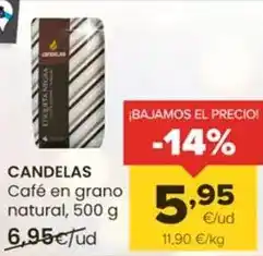 Autoservicios Familia Candelas - café en grano natural oferta