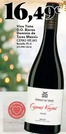 Gadis Dominio de tares - vino tinto d.o. bierzo oferta
