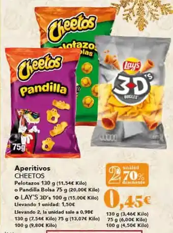 Gadis Cheetos - aperitivos oferta