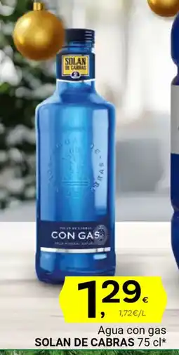 Supermercados Dani SOLAN DE CABRAS Agua con gas oferta