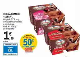 E.Leclerc CLESA Crema bombón oferta