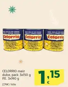 HiperDino Celorrio - maíz dulce oferta