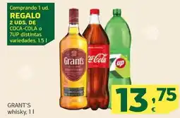 HiperDino Grant's - whisky oferta