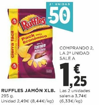 Supercor Ruffles Jamón XLB. oferta