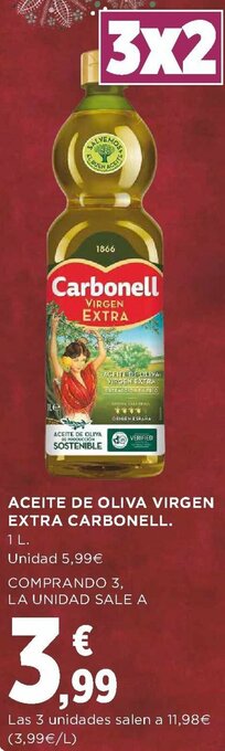 Supercor Aceite de Oliva Virgen Extra Carbonell oferta