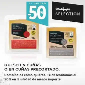 Supercor 50 % 2 Unidad Queso en Cuñas o En Cuñas Precortado oferta
