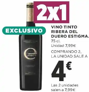Supercor Vino Tinto Ribera del Duero Estigma oferta
