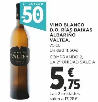 Supercor Vino Blanco D.O. Rías Baixas Albariño Valtea oferta